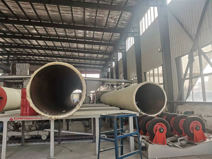 聚氨酯喷涂缠绕保温管加工