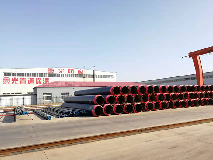 聚乙烯塑料外护聚氨酯泡沫预制直埋保温管